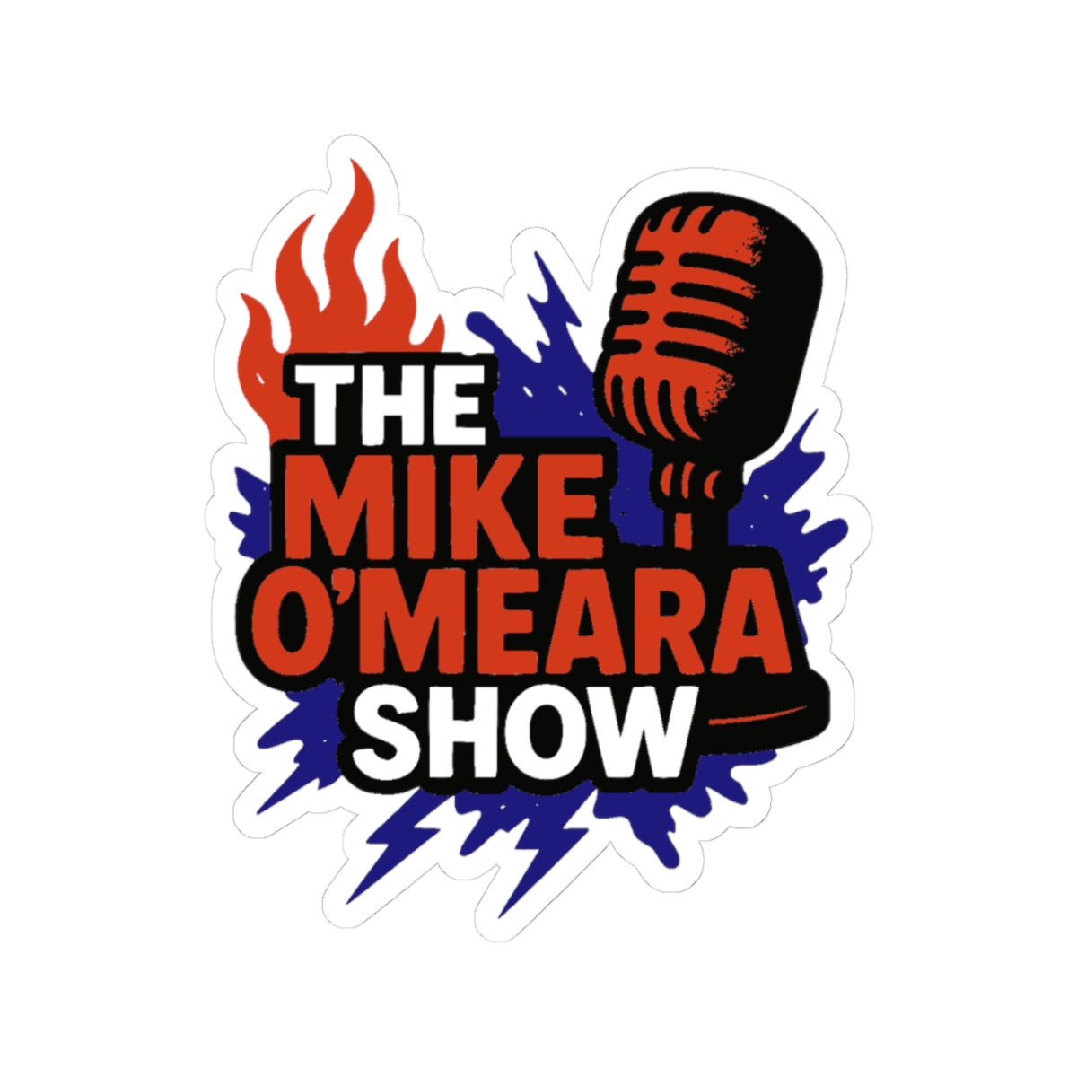 The Mike O'Meara Show Logo Sticker
